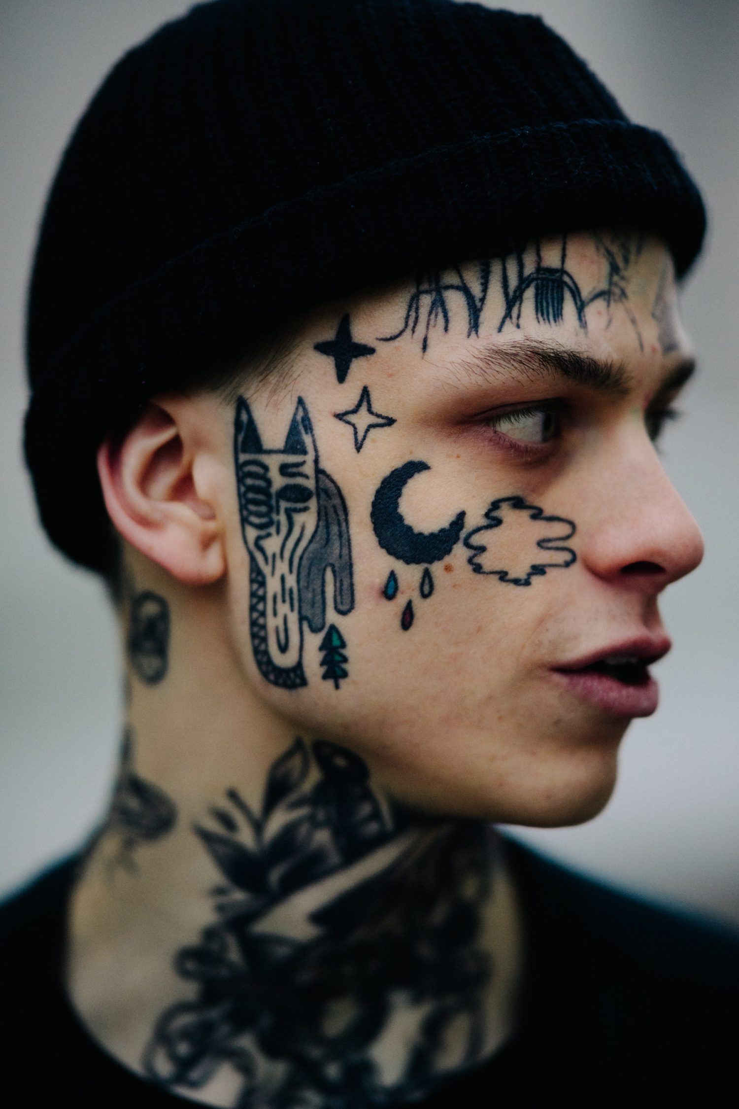 face tattoos pics