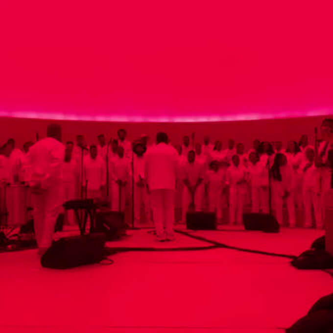 Kanye West Performs A Live Gospel