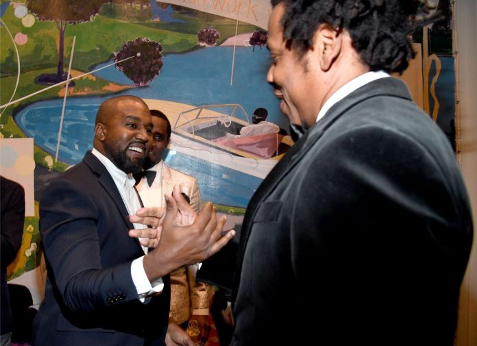 Jay-Z And Kanye West Friends