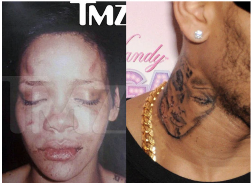 Chris Brown Face Tattoo