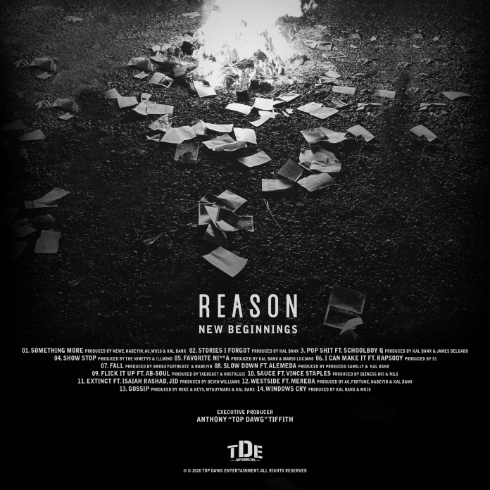 REASON Reveals Tracklist