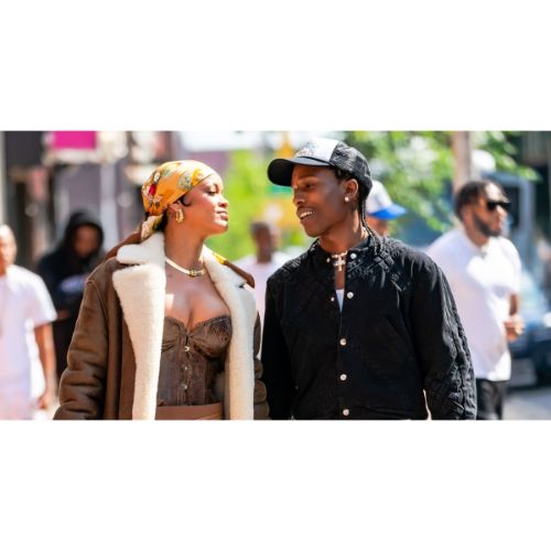 RIHANNA AND ASAP ROCKY SPOTTED