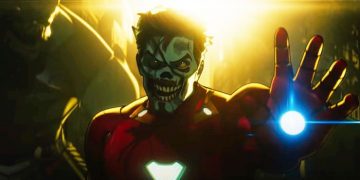 Zombiefied Iron Man / Tony Stark.