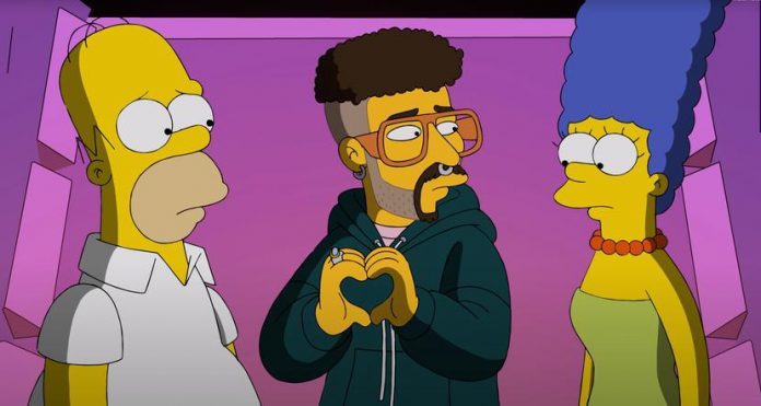 THE SIMPSONS FEATURED IN BAD BUNNY’S