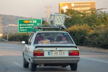 car with roof rack