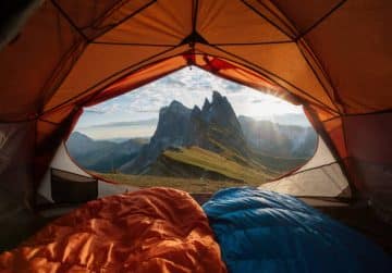 camping tent without phones