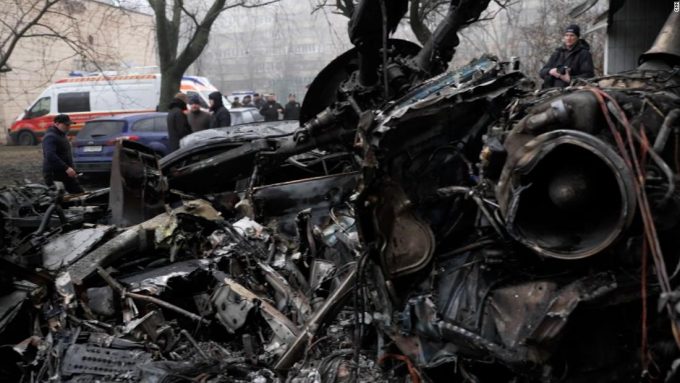 Witnesses describe horrifying scene of Ukraine helicopter crash