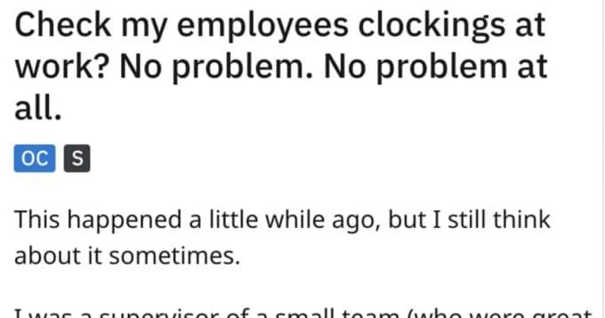 'It added up to a lot': Employees get massive payout when micromanaging manager insists supervisor double check team's clock-ins
