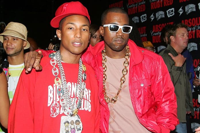 rappers with chains pharrell kanye
